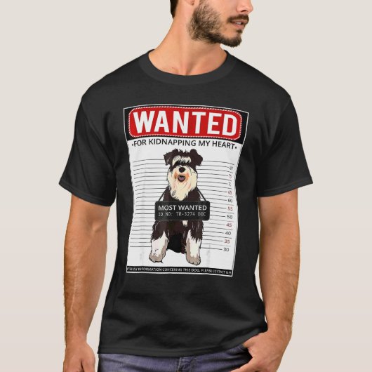 Miniatuur Schnauzer Vader Moeder T-shirt (Voorkant)