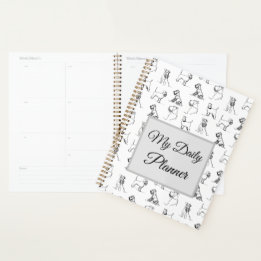 Miniatuur Schnauzer Wit Planner