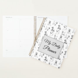 Miniatuur Schnauzer Wit Planner