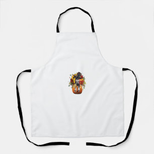 Miniatuur Schnauzers Hond Pompoen T-shirt Hallowee Schort