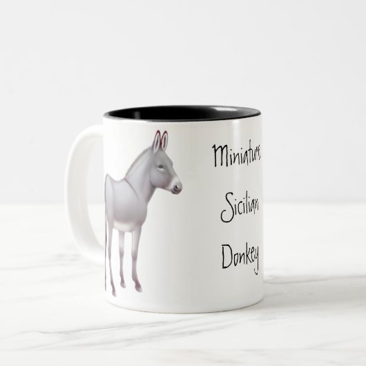 Miniatuur Siciliaanse Mok Donkey (Voorkant links)