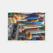 Miniatuur stadsprofiel deken (Voorkant (Horizontaal))