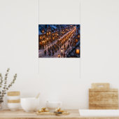 Miniatuur Toortslicht Winterparade Poster (Keuken)