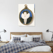 Miniatuur van Arabella Stuart, Duchess of Lennox,  Canvas Afdruk (Insitu (Slaapkamer))