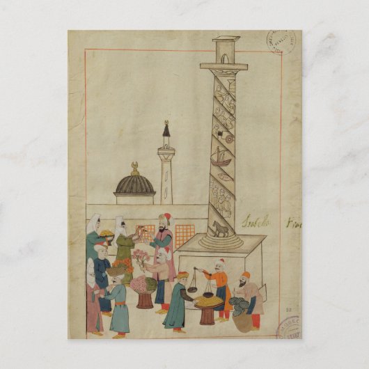 Miniatuur van de "Memorie Turchesche" Briefkaart (Voorkant)