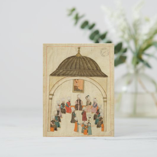 Miniatuur van de "Memorie Turchesche" Briefkaart (Staand voorkant)