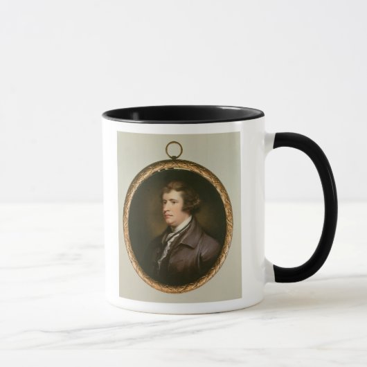 Miniatuur van Edmund Burke, 1795 Mok (Rechts)