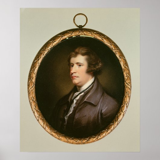 Miniatuur van Edmund Burke, 1795 Poster (Voorkant)
