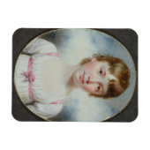 Miniatuur van een jong meisje magneet (Horizontaal)