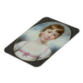 Miniatuur van een jong meisje magneet (Linkerzijde)