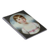 Miniatuur van een jong meisje notitieboek (Rechterzijde)