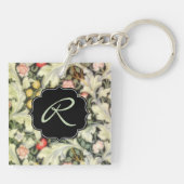 miniatuur van leicester met aangepast monogram sleutelhanger (Achterkant)