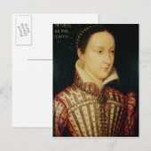 Miniatuur van Mary Koningin van Scots, c.1560 Briefkaart (Voorkant / Achterkant)