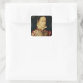 Miniatuur van Mary Queen of Scots, c.1560 Vierkante Sticker (Tas)