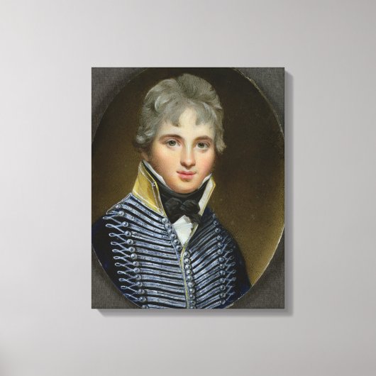Miniatuur van William Howe de Lancey (d.1815), Cor Canvas Afdruk (Voorkant)