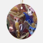 miniatuur Venetiaanse maskers Keramisch Ornament (Links)