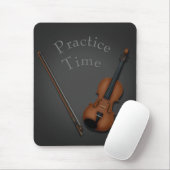 Miniatuur Viool & Bow Gepersonaliseerde String Spe Muismat (Met muis)