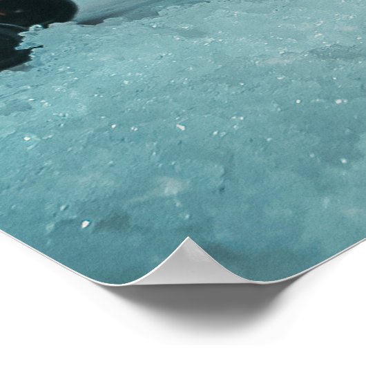 Miniatuurauto met antiek kerstboom op r poster (Hoek)