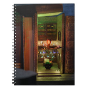 Miniatuurboekenplank - wittijd Notitieboek