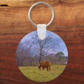 Miniatuurbruine paardenroesthemel sleutelhanger (Voorkant)