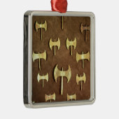 Miniatuurdubbelassen Metalen Ornament (Rechts)