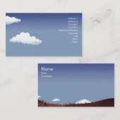 Miniatuurlandschap - Bedrijven Visitekaartje (Voorkant / Achterkant)