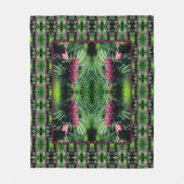 Miniatuurlijn sluit Abstract patroon af Fleece Deken (Voorkant)