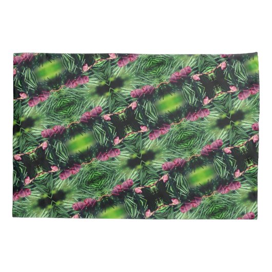 Miniatuurlijn sluit Abstract patroon af Kussensloop (Achterkant)