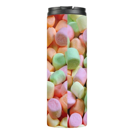 Miniatuurmarshmallows Thermosbeker (Achterkant)