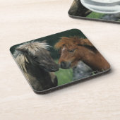 Miniatuurpaarden die drankjes onderzetter (Linkerzijde)