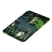 Miniatuurpaarden die in de bomen staan magneet (Linkerzijde)