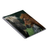 Miniatuurpaarden die notitieboek (Rechterzijde)