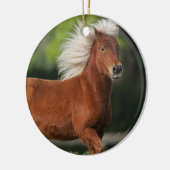 Miniatuurpaarden, stand keramisch ornament (Links)