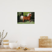 Miniatuurpaarden, stand poster (Keuken)