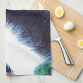 miniatuurpaardengezicht dichtbij theedoek (Quarter Fold)