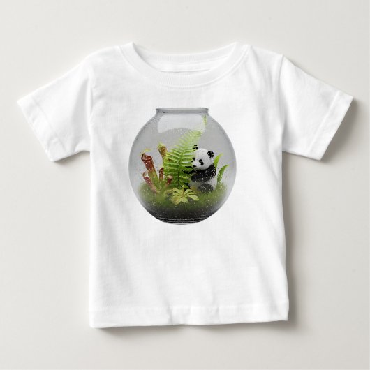 Miniatuurpanda in Exotisch Plantenterrarium (Voorkant)