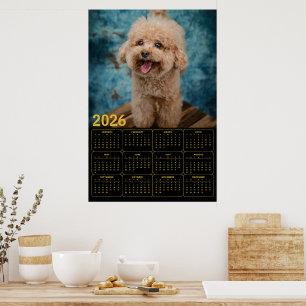 Miniatuurpoedel 2026 Agenda Poster