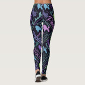 Miniatuurpoolkunst Leggings (Achterkant)