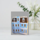 Miniatuurpoppetenkaart Feestdagenkaart (Staand voorkant)