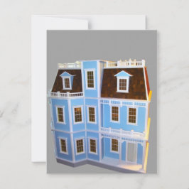 Miniatuurpoppetenkaart Feestdagenkaart