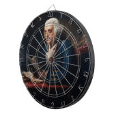 Miniatuurportret, Benjamin Franklin Founding Fathe Dartbord (Voorkant Rechts)