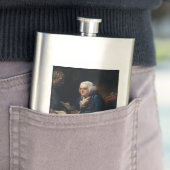 Miniatuurportret, Benjamin Franklin Founding Fathe Flacon (Voorbeeld)