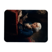 Miniatuurportret, Benjamin Franklin Founding Fathe Magneet (Horizontaal)