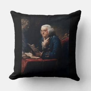 Miniatuurportret van Benjamin Franklin in het Witt Kussen