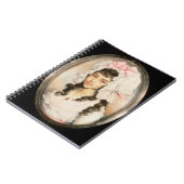 Miniatuurportret van een meisje notitieboek (Linkerzijde)