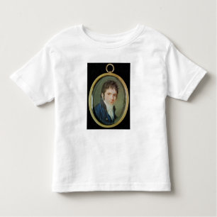 Miniatuurportret van Ludwig van Beethoven , 1802 Kinder Shirts