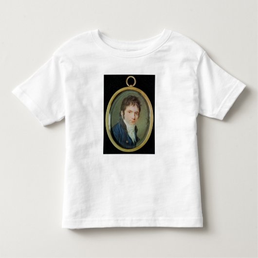 Miniatuurportret van Ludwig van Beethoven , 1802 Kinder Shirts (Voorkant)
