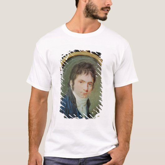 Miniatuurportret van Ludwig van Beethoven , 1802 T-shirt (Voorkant)