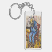 Miniatuurschilderen bij De poort naar de eeuwighei Sleutelhanger (Voorkant Links)