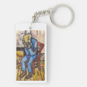 Miniatuurschilderen bij De poort naar de eeuwighei Sleutelhanger (achterkant)